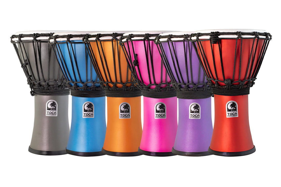 Toca Djembés Freestyle Colorsound Matte - TFCDJ-7MTPK (Set - 6 articles)