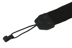 Fire & Stone courroie de rosace pour guitares classiques, nylon noir, 50 mm
