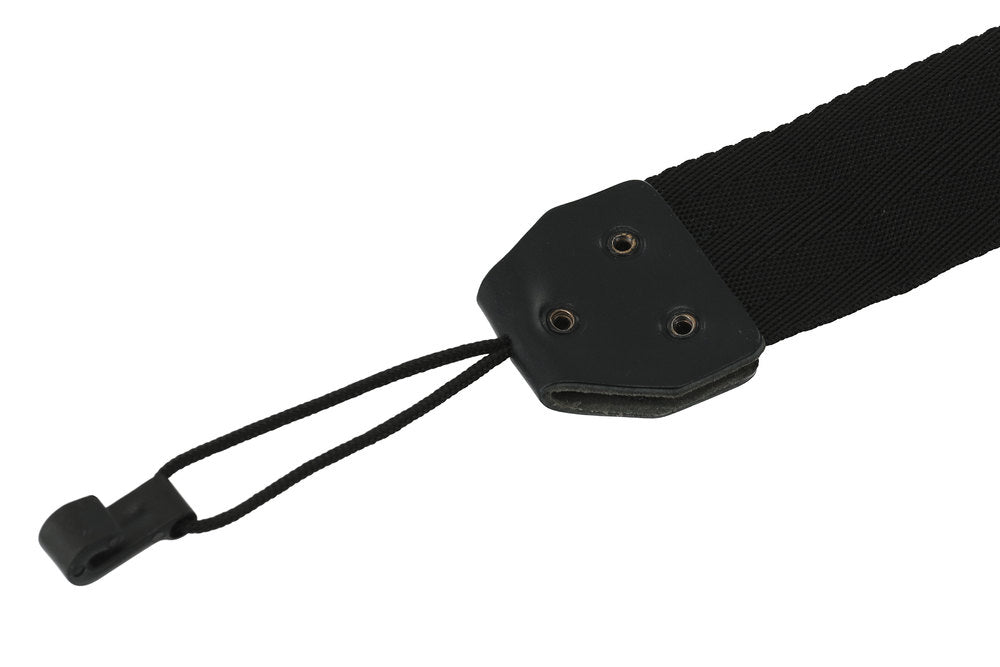 Fire & Stone courroie de rosace pour guitares classiques, nylon noir, 50 mm