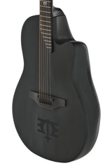 Adamas Guitares électro-acoustique 1598-MEIII, signature Melissa Etheridge, pan coupé central, 12 cordes - Black satiné (1598-MEIII)
