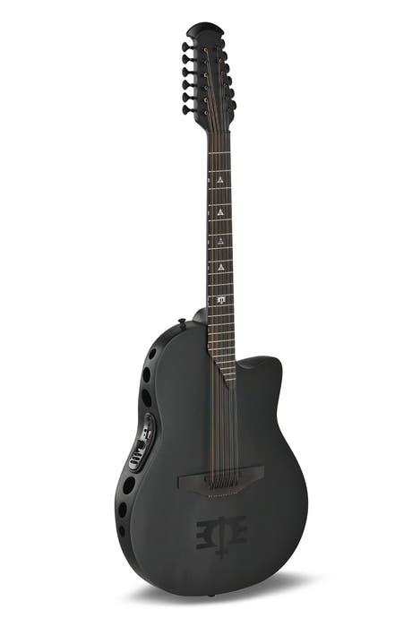 Adamas 1598-MEIII guitare électro-acoustique, Black Satin