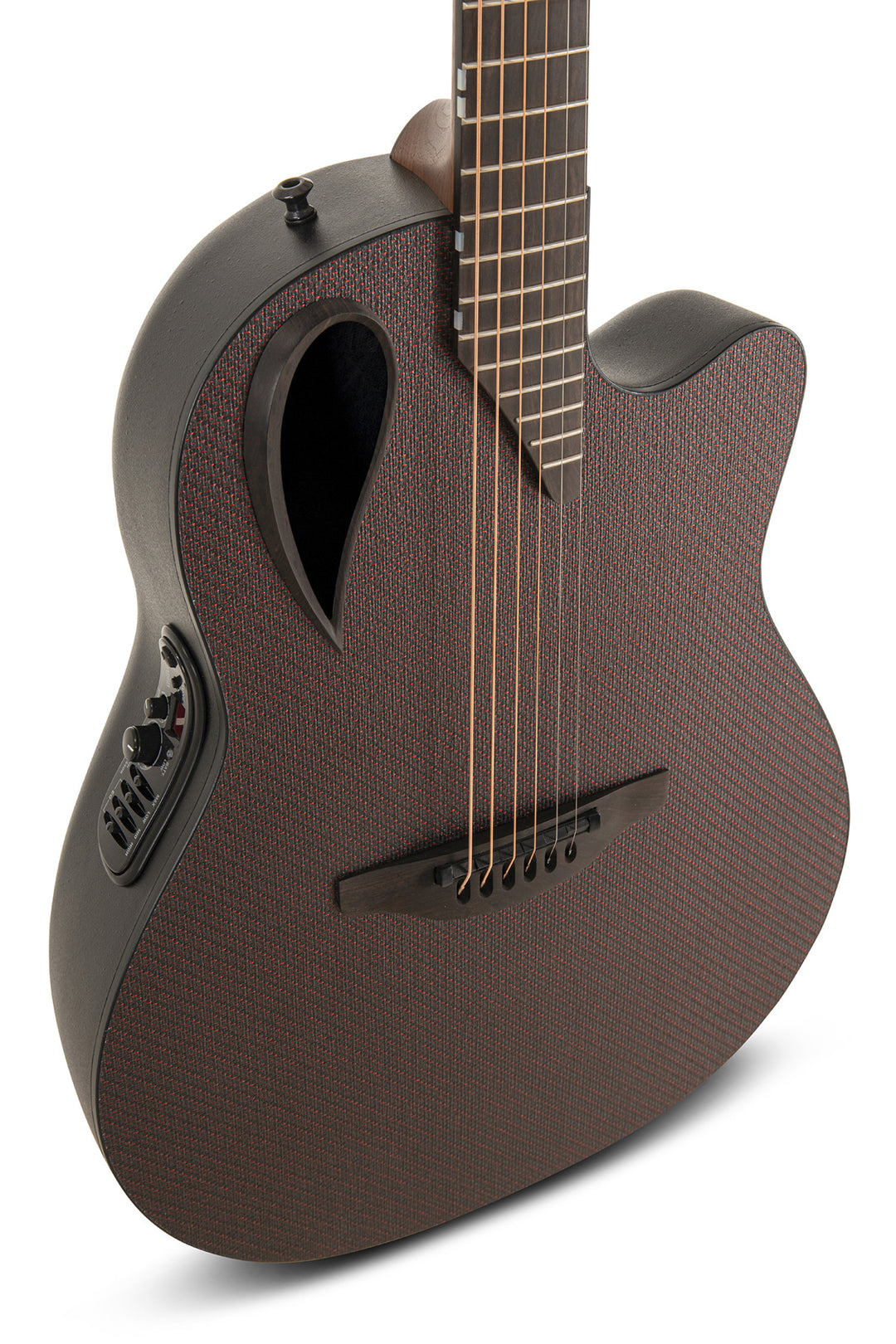Adamas E-Acoustic Guitar Adamas MD80-NWT Mid-Depth Contour Cutaway - NTW Red Reflection (MD80-2R-G)