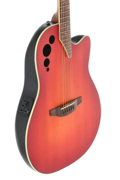 Applause E-Acoustic Guitares Super Shallow Cutaway - Honeyburst Satin (AE48-1I)