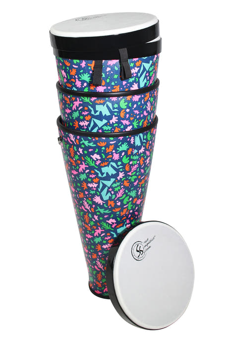 Toca Hand drum Sympatico Nesting Ashiko - TSSNA-3PCAD-FP (set de 3 pièces)