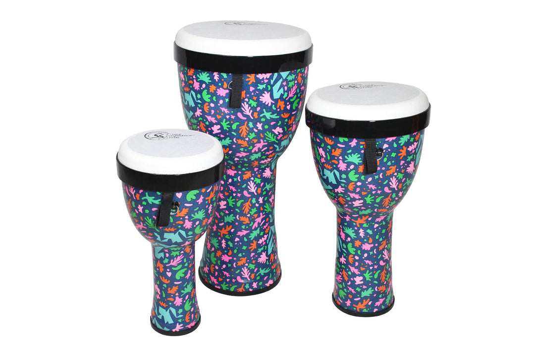 Toca Djembés Sympatico accordables - set - 3 pièces (TSSND-3PCAD-FT)