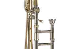 GEWA Vision TB242FG trombone ténor en Sib/F, pavillon en laiton doré