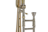 GEWA Vision TB242FG trombone ténor en Sib/F, pavillon en laiton doré