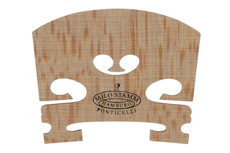 Milo Stamm Premium chevalet de violon modèle A, 4/4, cœur bas, 41,5 mm