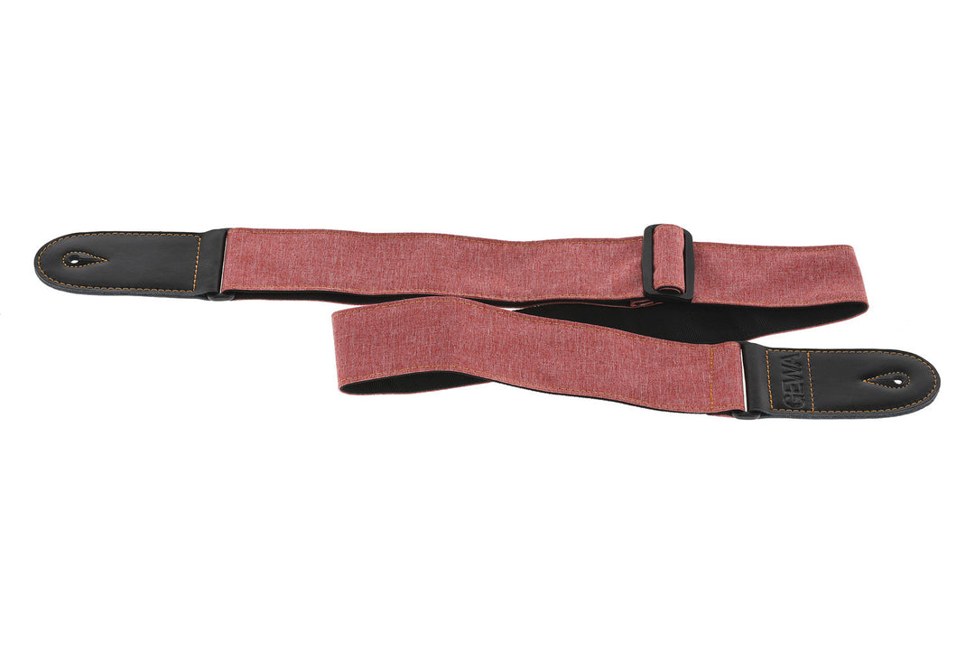 GEWA Sangles de Guitares nouvelles couleurs - rouge baie (60 mm)