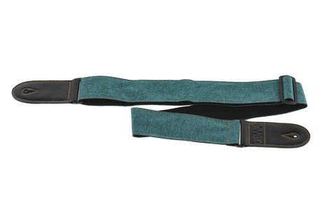 Courroie de guitare GEWA New Colours, bright teal, textile, 60 mm