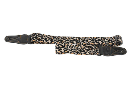 Courroie de guitare GEWA Animal Edition, léopard, nylon, 50 mm