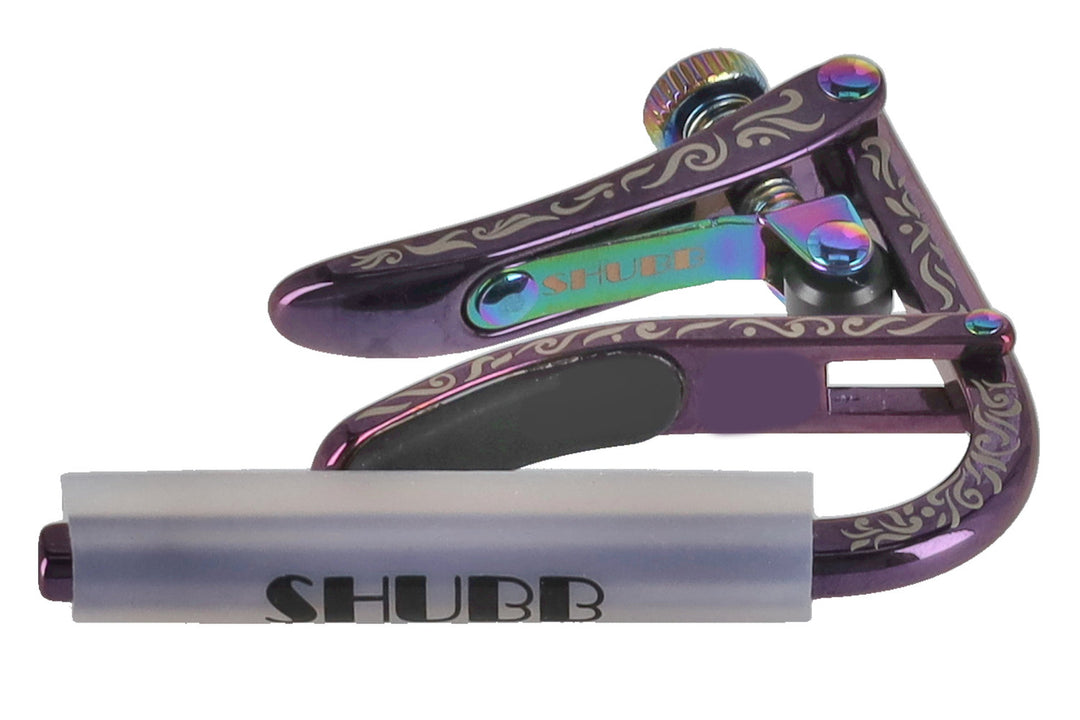 Shubb Shubb 50th Anniversary Capo Violet Sky C2vs - guitare classique (C2vs)