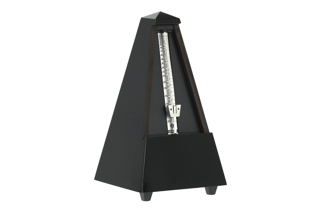 Wittner Métronome forme pyramidale - Black haute brillance 806