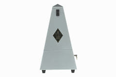 Wittner métronome forme pyramide - Siver mat brillant 845202