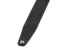 GEWA Premium Pattern 65 sangle de guitare avec Security Locks, noir grainé