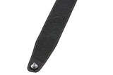 GEWA Premium Pattern 65 sangle de guitare avec Security Locks, noir grainé