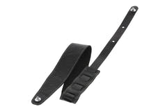 GEWA Premium Pattern 65 sangle de guitare avec Security Locks, noir grainé