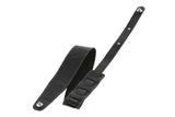 GEWA Premium Pattern 65 sangle de guitare avec Security Locks, noir grainé