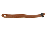 Boucle GEWA Tie Strap pour sangle de guitare, cuir, marron