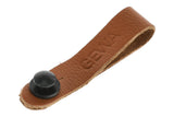 Boucle GEWA Tie Strap pour sangle de guitare, cuir, marron