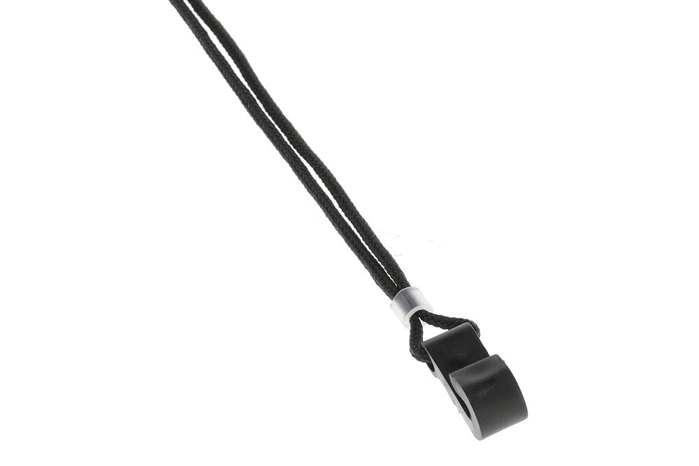 Fire & Stone sangle de rosace pour guitare classique, noire, 25 mm, sangle blanche