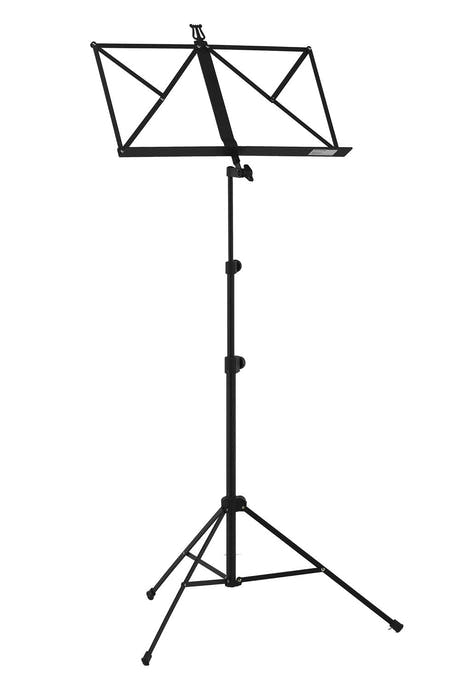 GEWA pupitre léger, noir, de 50 à 102 cm, avec étui