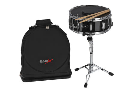 Basix kit de démarrage avec caisse claire 14" x 5,5", support jusqu'à 90 cm