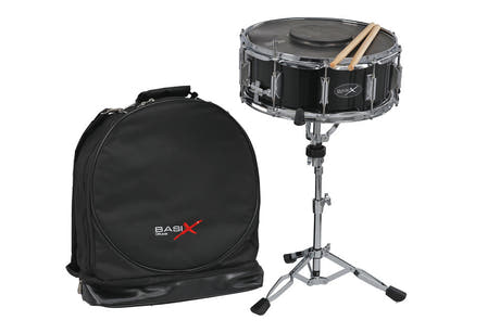 Basix kit de démarrage avec caisse claire 14" x 5,5", support pour jeu assis