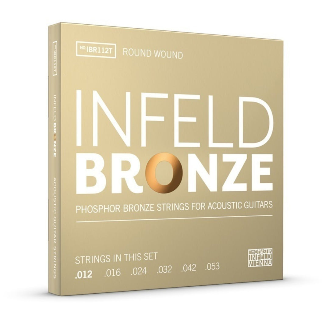 Cordes Thomastik-Infeld pour Guitares acoustiques Infeld Bronze - Set .012-.053 (IBR112T)