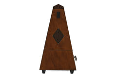 Wittner Métronome forme pyramide - Brun noisette mat 803M