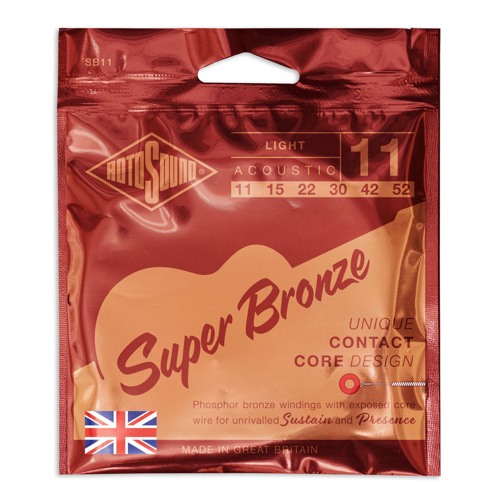 Strings de guitare western Rotosound Super Bronze SB11 11-52