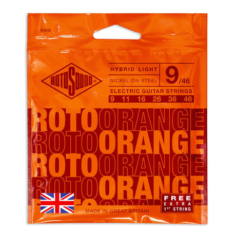 Rotosound Roto Orange RH9 cordes de guitare électrique 9-46