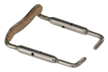GEWA vis de mentonnière en titane pour alto, 32 mm, polies brillantes