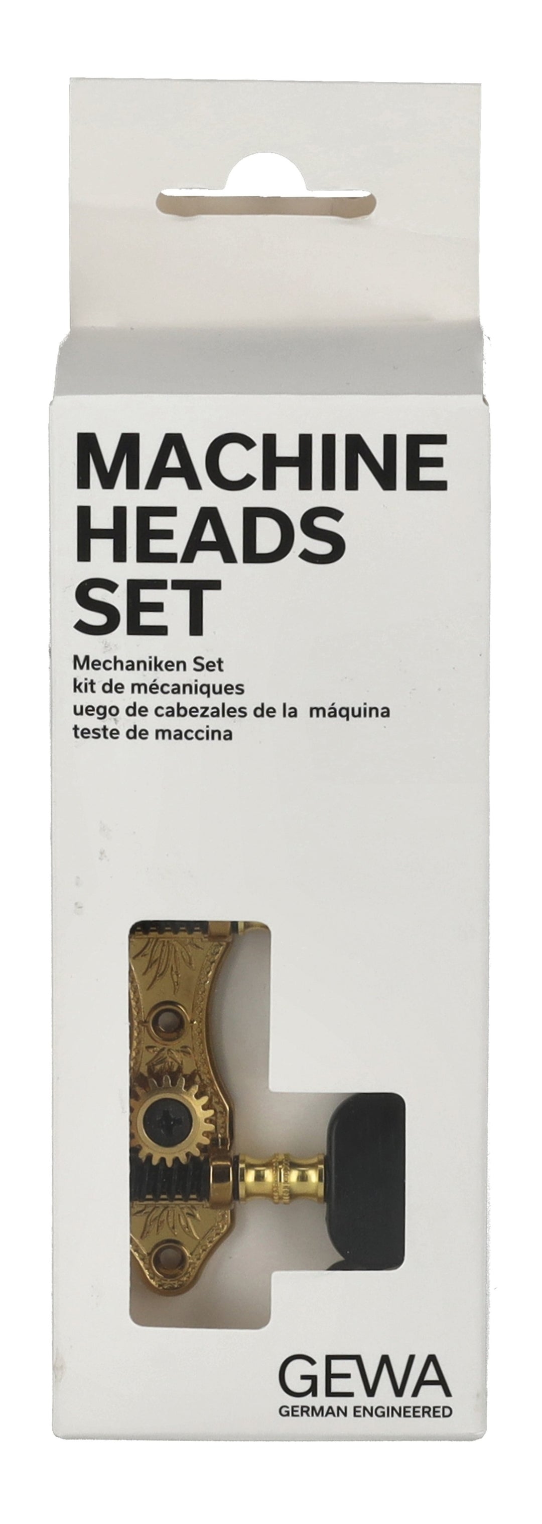 Mécaniques GEWA pour guitare classique - Jeu couleur or (sans lyre)
