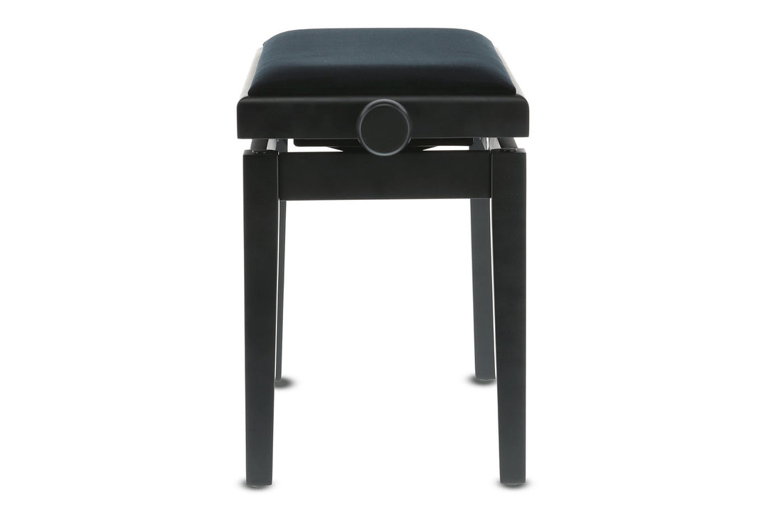 GEWA banc de piano Deluxe - Black mat (siège noir)