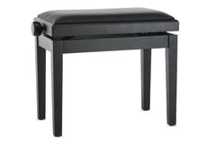 Banquette de piano GEWA Deluxe Vinyl - Black mate (assise Black)