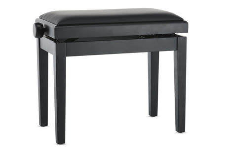 GEWA Piano bench Deluxe Vinyl - Black matt (Seat black)