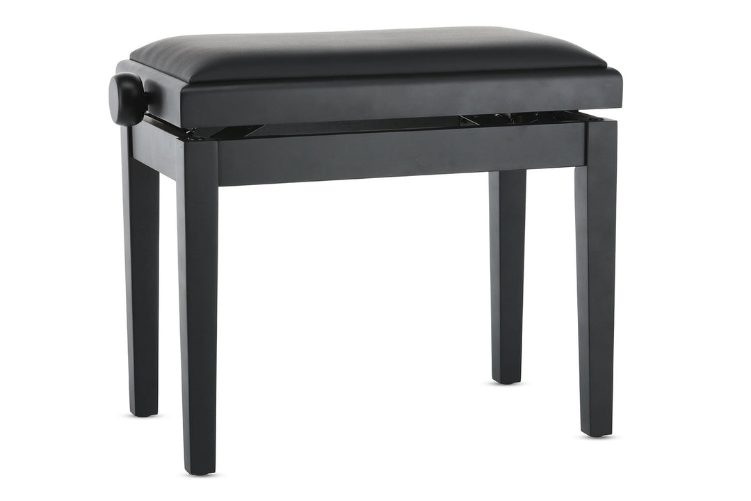 Banquette de piano GEWA Deluxe Vinyl - Black mate (assise Black)