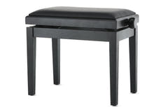 Banquette de piano GEWA Deluxe Vinyl - Black mate (assise Black)