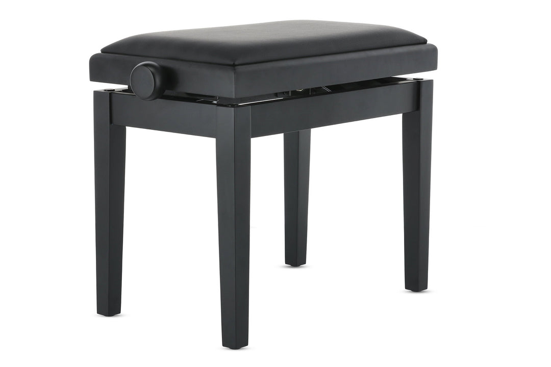 Banquette de piano GEWA Deluxe Vinyl - Black mate (assise Black)