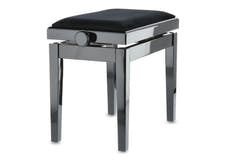 Banquette de piano GEWA Deluxe - Black brillante (assise Black)