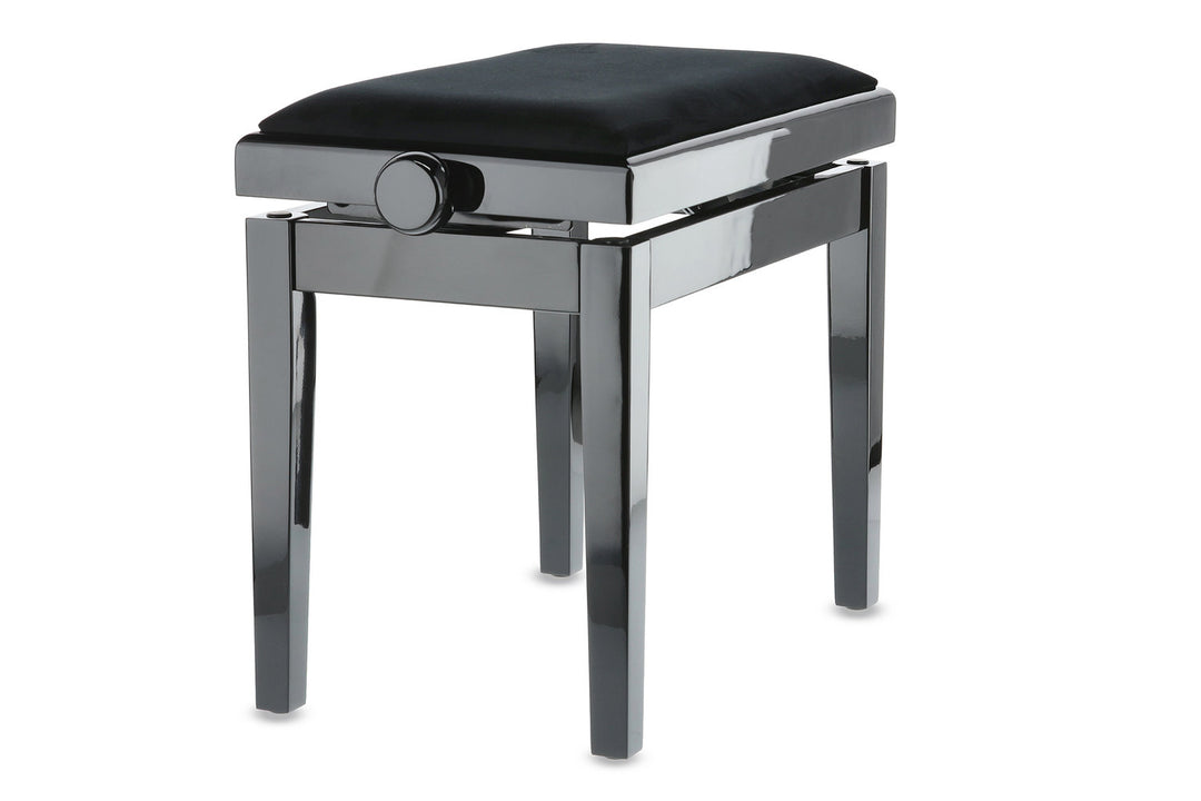 Banquette de piano GEWA Deluxe - Black brillante (assise Black)