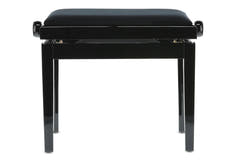 Banquette de piano GEWA Deluxe - Black brillante (assise Black)