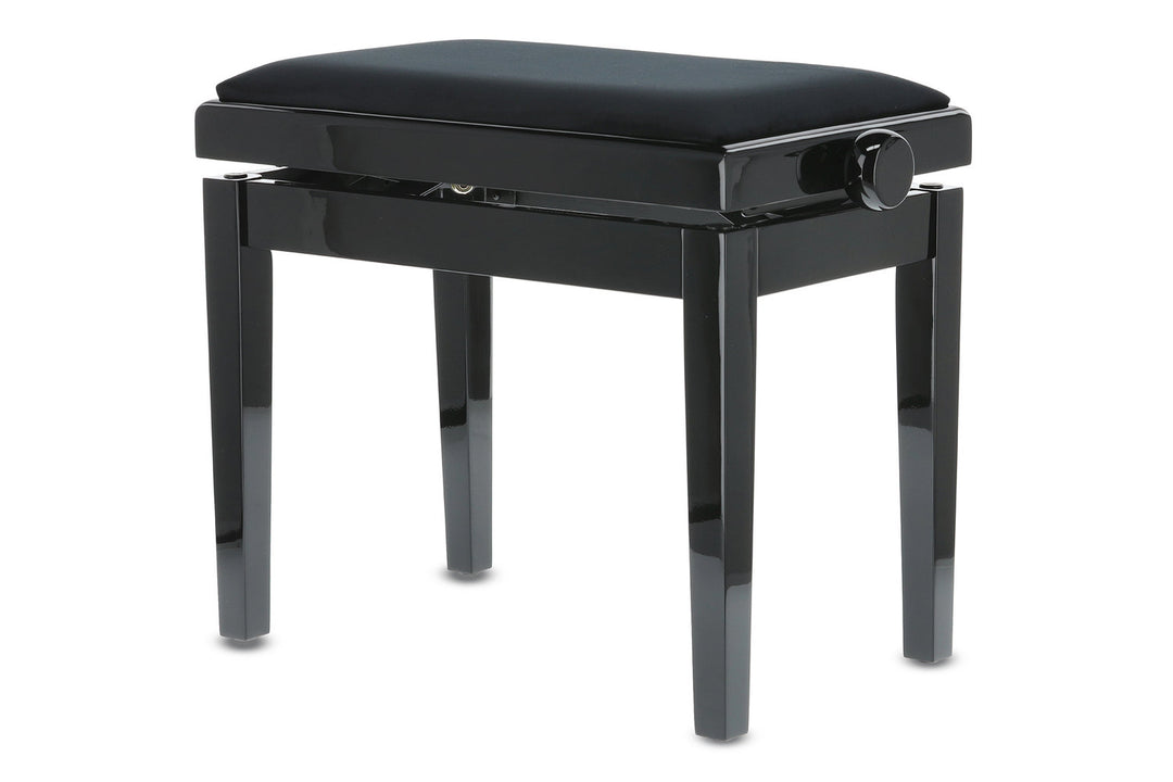 Banquette de piano GEWA Deluxe - Black brillante (assise Black)