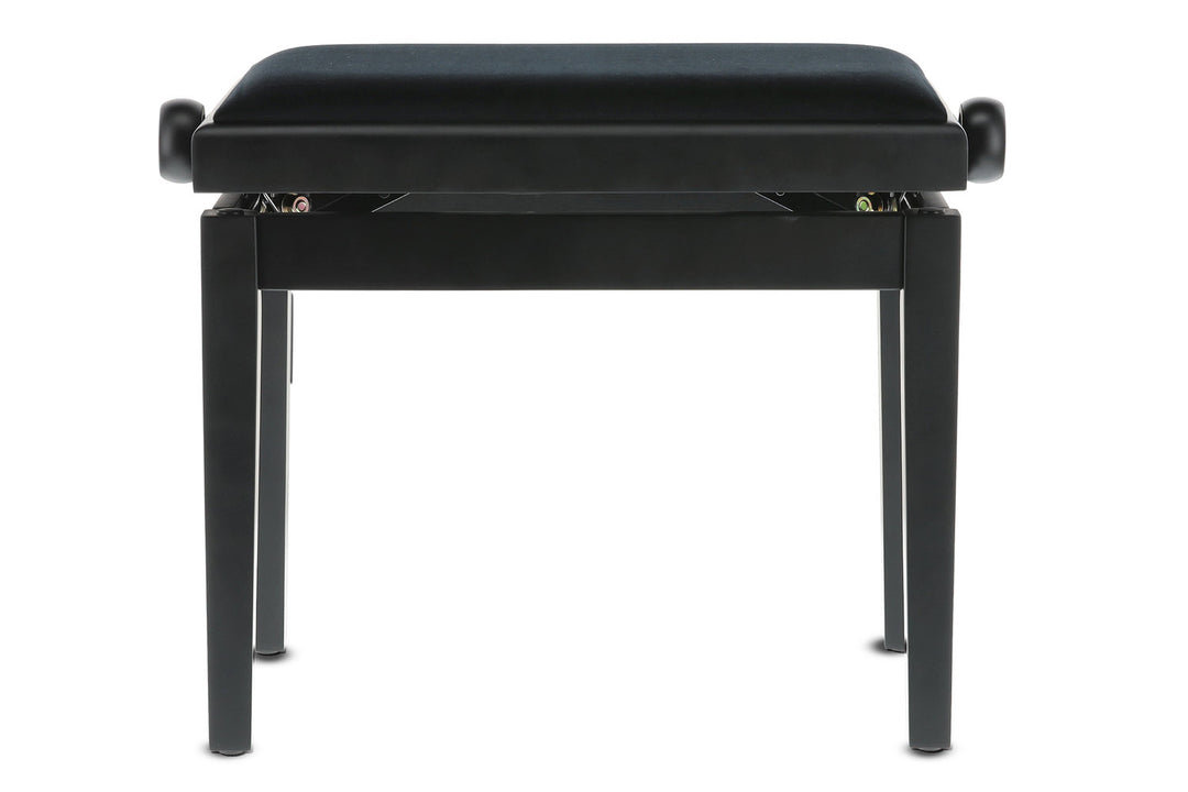 GEWA banc de piano Deluxe - Black mat (siège noir)