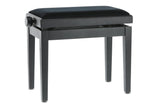 GEWA Piano bench Deluxe - Matt black (Seat black)