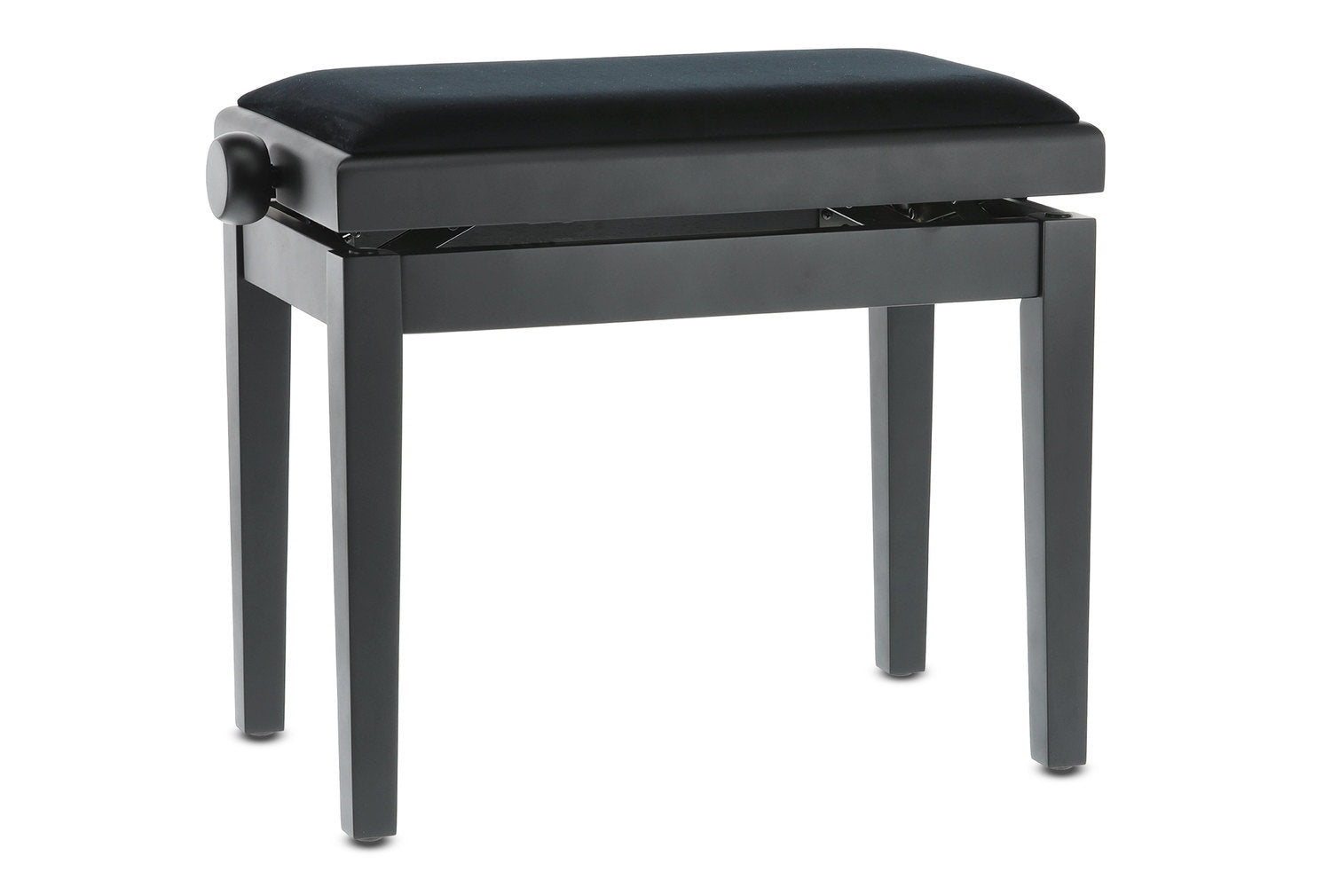 GEWA Piano bench Deluxe - Matt black (Seat black)