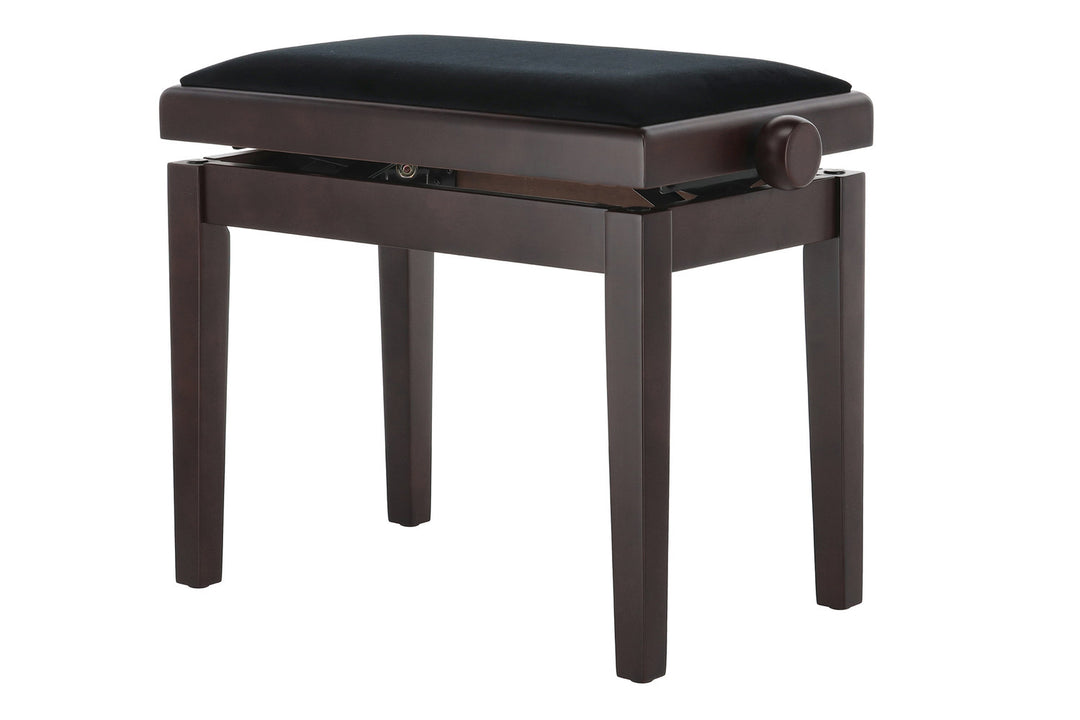 GEWA Banquette de piano Deluxe - palissandre mat (siège noir)