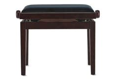 GEWA Banquette de piano Deluxe - palissandre mat (siège noir)