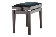 GEWA Banquette de piano Deluxe - palissandre mat (siège noir)